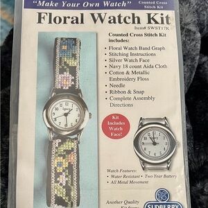 Floral Watch Kit with Silver Accents